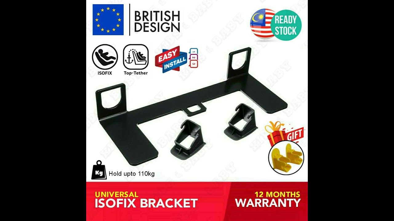 ISOFIX + LATCH BRACKET - YouTube
