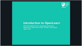 Introduction To The Open University And Openlearn In Wales
