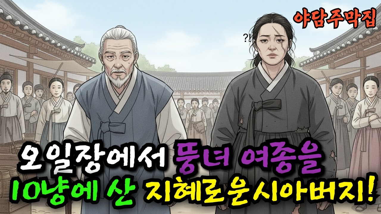 오일장에서 뚱녀 여종을 20냥에 산 지혜로운 시아버지 야담ㅣ민담ㅣ설화ㅣ전설ㅣ조선야담ㅣ옛날이야기ㅣ오디오북ㅣ수면ㅣ잠잘때ㅣ권성징악ㅣ효도