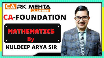Business Mathematics Logical Reasoning and Statistics CLASS-01