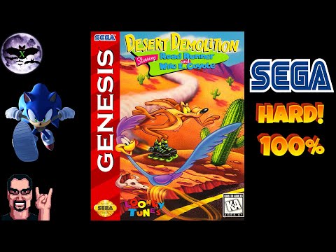 Desert Demolition прохождение [ Hard ] | Игра (SEGA Genesis, Mega Drive, SMD) Стрим rus