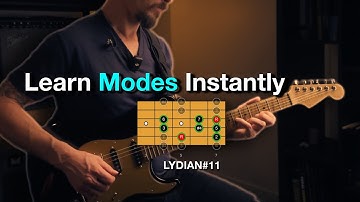 गिटार मोड्स आसान, मिनटों में 7 स्केल अनलॉक करें