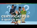 Comprendre le certificat peb en 3 minutes