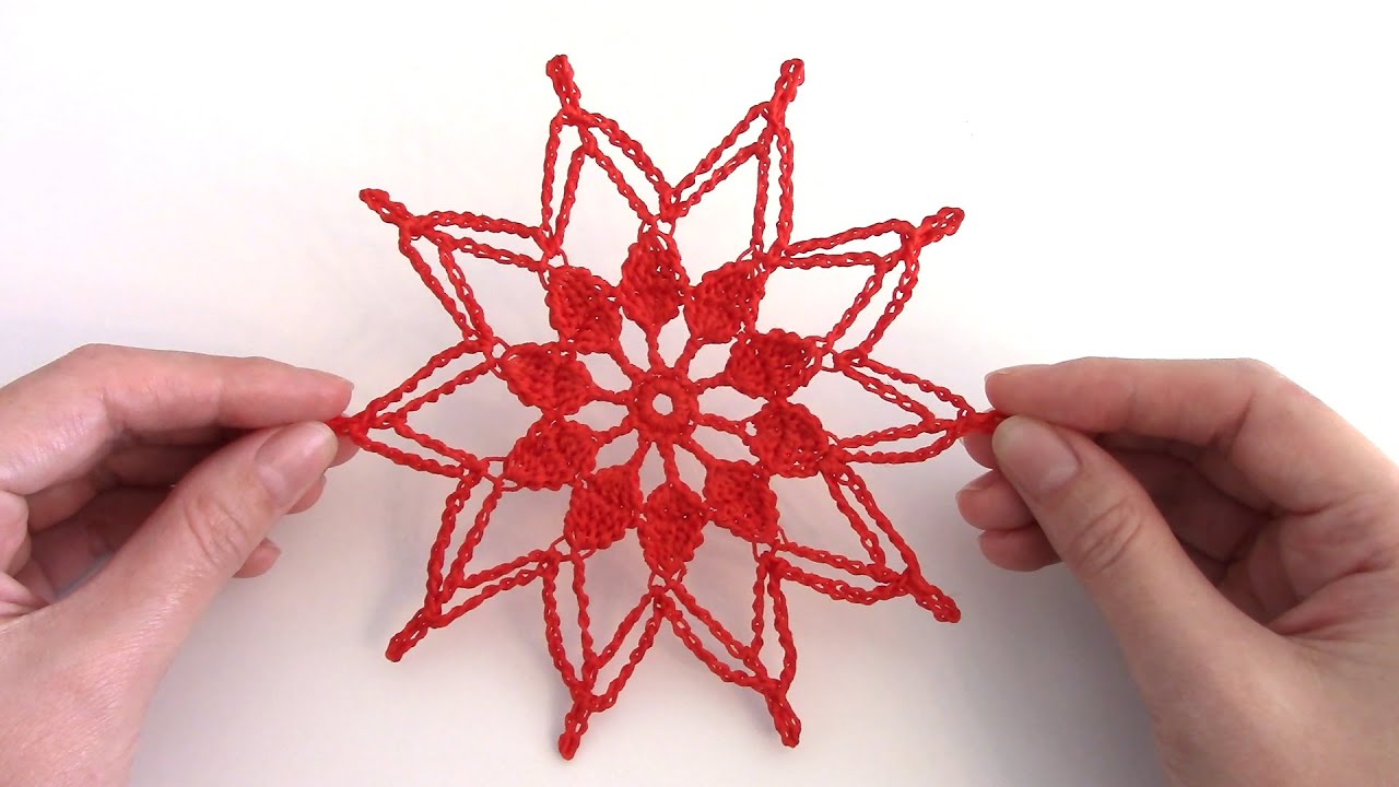 Снежинка-остролист для начинающих