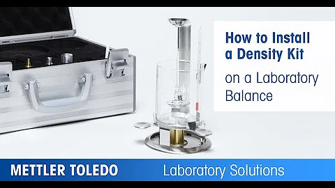 How to Install a Density Kit on a Laboratory Balance