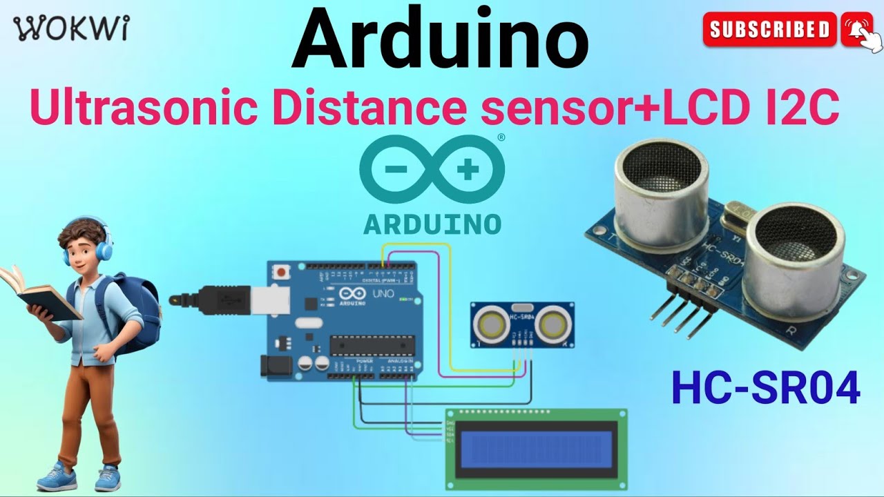 HC-SR04 Ultrasonic Distance sensor and Arduino - YouTube