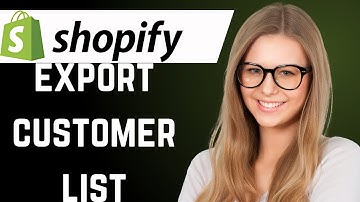 How to Export Customer on Your Shopify Store (simple way)