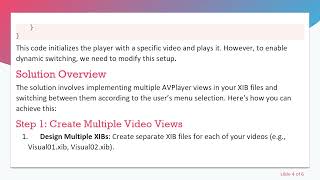 How To Easily Change Videos Dynamically In Avplayer On Macos With Objective-C