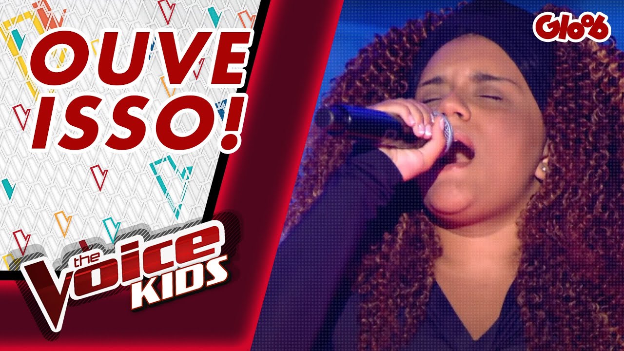 CARLINHOS BROWN FICA BOBO COM ESSA VOZ | THE VOICE KIDS | Mundo Gloob