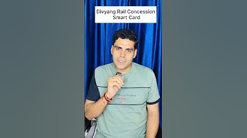Divyang Rail Concession Smart Card kaise banwaye