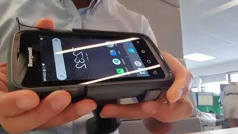 Honeywell CT60 scan handle with CT60 XP demo