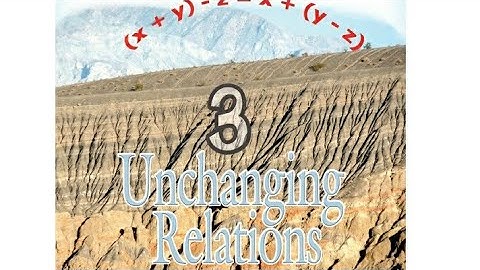 UNCHANGING RELATIONS  Part3