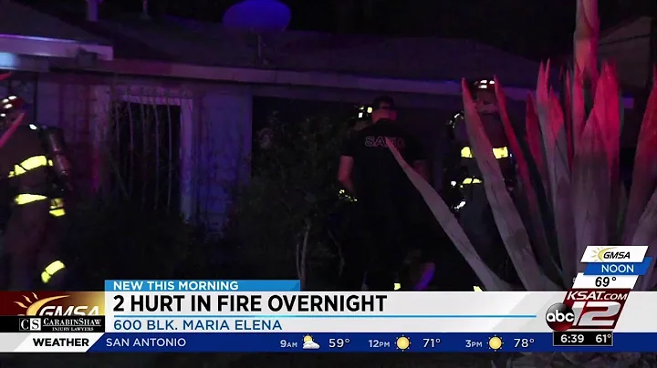 Man hospitalized, woman treated for smoke inhalation after house fire