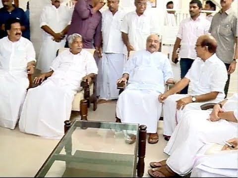 UDF Leaders visits KM Mani's home for the support in Chengannur by-poll