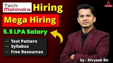 Tech Mahindra Hiring 2024 | Syllabus, Recruitment Process & Preparation Plan