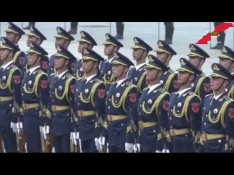 الصين براعة عزف النشيد الوطني المغربي من طرف الصينين تبهر المغاربة و الفسبوكيون معجبوون