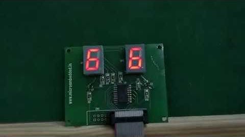 CORTEX LPC1768 WITH 7 SEGMENT