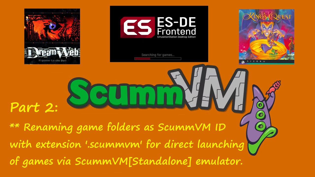 ScummVM for ES DE Part 2 (improve the game launch)
