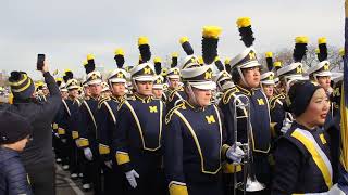 Michigan Marching Band OSU game entering the stadium Nov. 25, 2023 MVI 2048