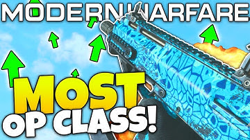 THE MOST OVERPOWERED CLASS IN MODERN WARFARE.. (Best Class Setup) COD MW Gameplay