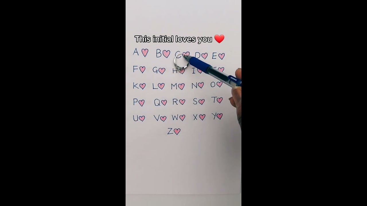 This Initial LOVES YOU Shorts