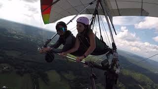 Megan Calloway Tandem Hang Gliding at LMFP