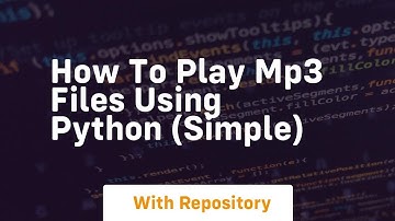 How to play mp3 files using python simple