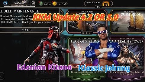 Mortal Kombat Update 4.2 Or 5.0 | Server Maintenance