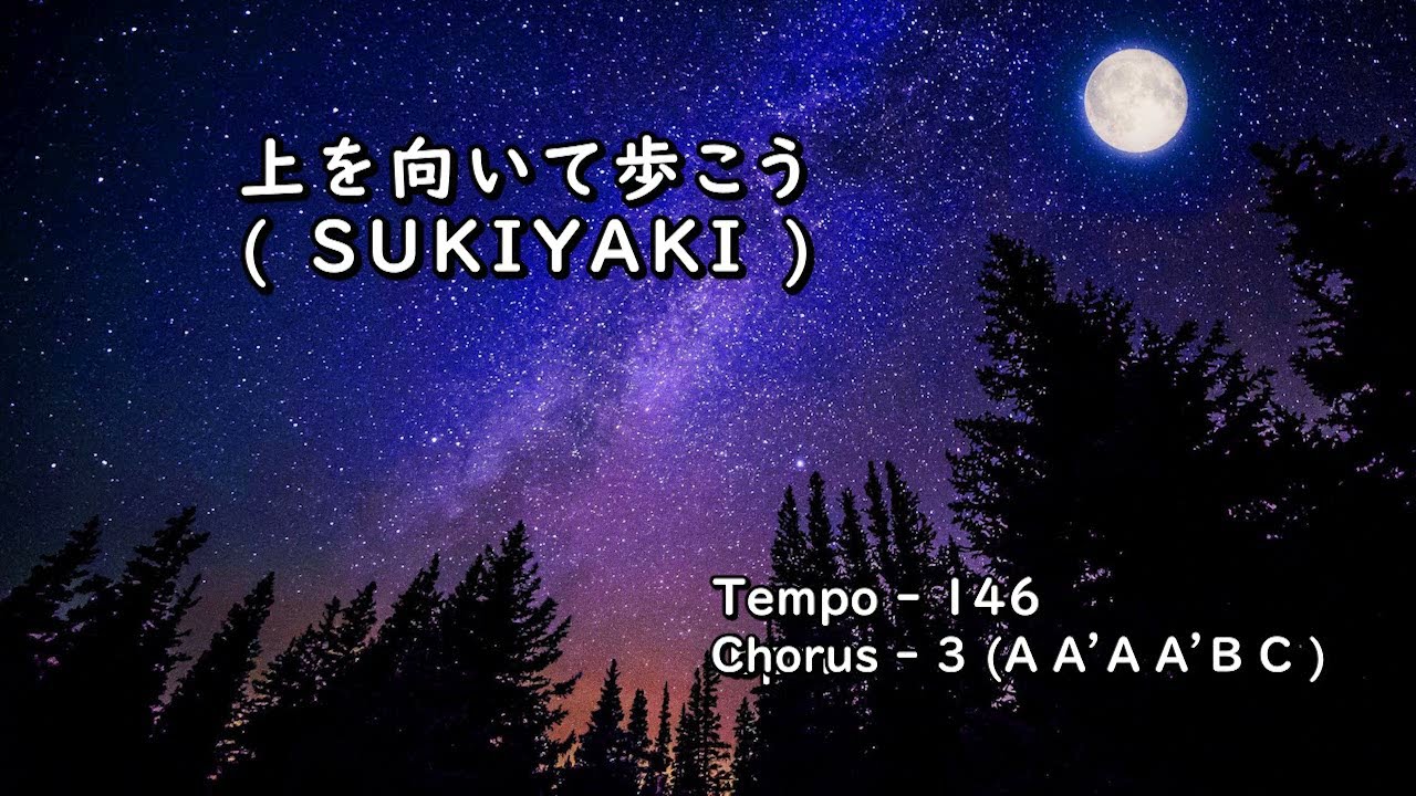 JP - 上を向いて歩こう ( SUKIYAKI ) - ( C 🎹 ) + Solo - YouTube