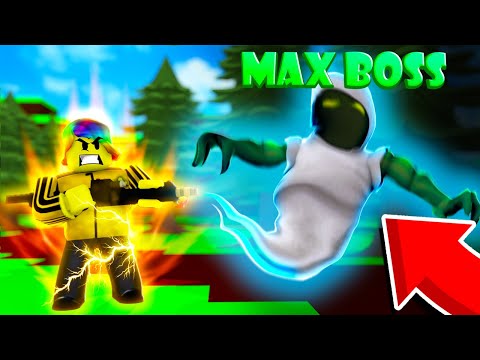 I Captured the MAX BOSS and got the BEST ITEM.. (Roblox Ghost Simulator)