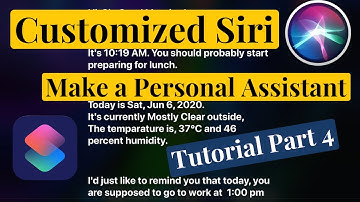 Siri Shortcuts ”Today’s Schedules” Tutorial Part 4