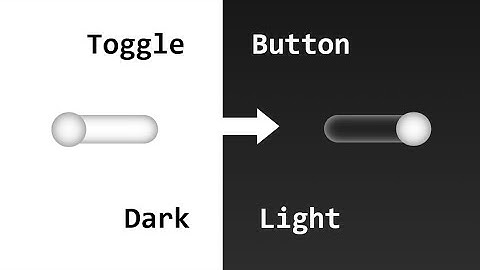 Toggle Switch button | Dark and Light mode in 5 minutes