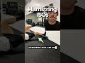 Tight hamstrings? ISOs. Weak Hamstrings? ISOs. Knee pain? ISOS. #fitness #rehab #training