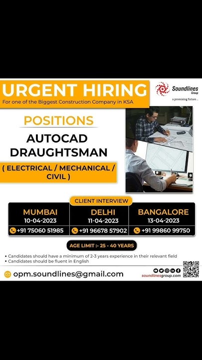 Autocad Draughtsman Jobs In Saudi jobsindubai youtubeshorts shorts autocad-draughtsman-jobs-in-saudi-jobsindubai-youtubeshorts-shorts