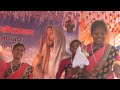 Sari dance by village girls on thanksgiving mass of fr samir lakra