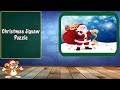 Christmas Jigsaw Puzzle: Funny Games for Preschool Baby Toddlers. Best Christmas Songs for Kids