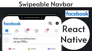 Facebook Navbar in React Native