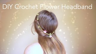 DIY Crochet Flower Headband