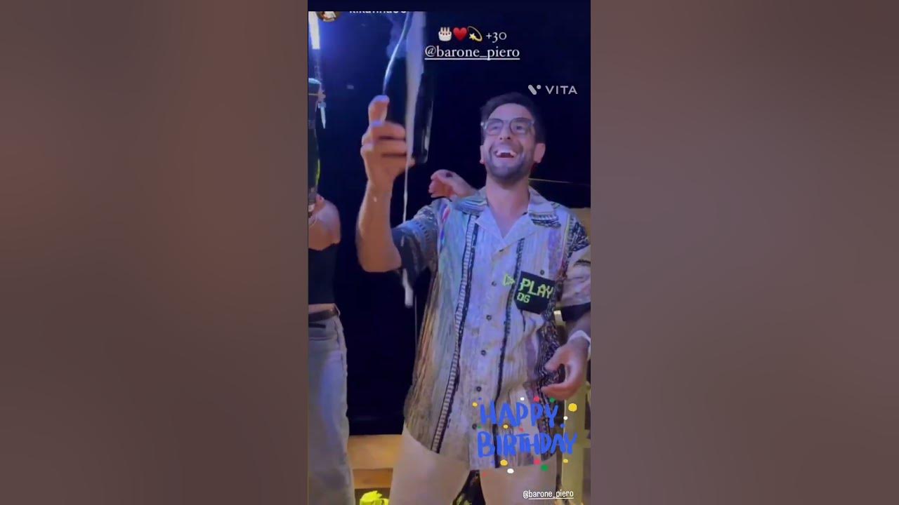 Happy Birthday Piero!🎂🥂🎉 #pierobarone 30Birthday!!