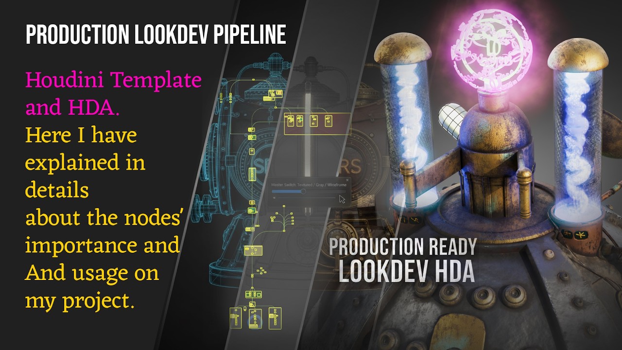 Houdini_Advance Templates_Lighting and Render Setting02(Part 4)