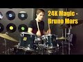 24K Magic Drum Tutorial - Bruno Mars