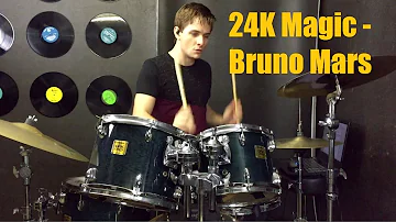 24K Magic Drum Tutorial - Bruno Mars