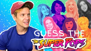 Twin Brother Reacts to THE SUPER POPS! Guess the Characters Pt.1- Adam Rodney