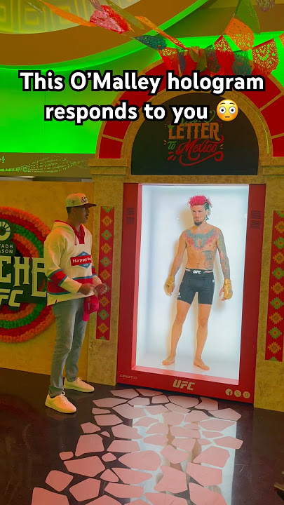 Sean O’Malley UFC 306 hologram at the Sphere! #ufc #ufc306 #seanomalley #shorts #mma #hologram