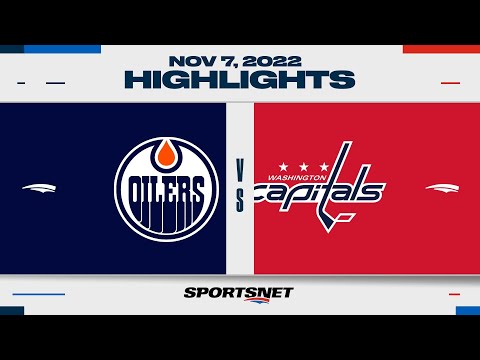 NHL Highlights | Oilers vs. Capitals - November 7th, 2022