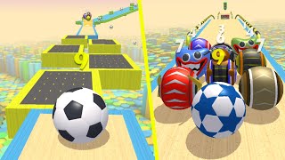 Action Balls Gyrosphere Race Speedrun Gameplay Levels 1157-1164 screenshot 4