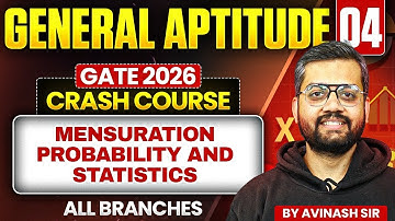 General Aptitude 04 | Exponential Log Permutation and Combination | All Branches | GATE Crash Course