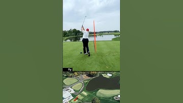 President Trump golf swing using Shot Tracer Map.