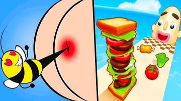 Help Me Tricky Story vs Sandwich Runner - All Levels Gameplay (Android,iOS) Part 26