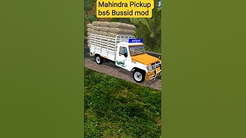 Mahindra Bolero Pickup mod game play || pickup Bussid mod || #shortvideo #boleropickup
